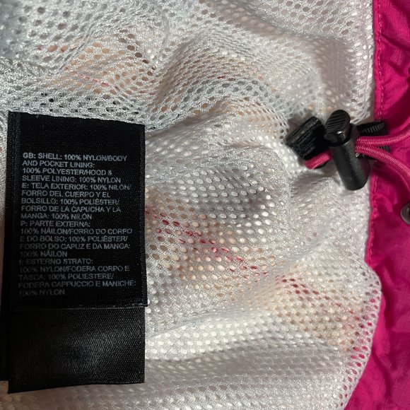 Women's The North Face Pink Jacket with hoodie - Picture 4 of 5